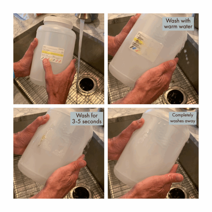 Use First Dissolvable Pink Labels 1" Round - Image 2