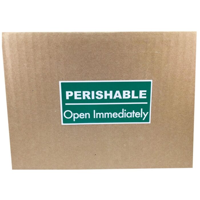 PERISHABLE Open Immediately Labels 2 x 4" - Image 2
