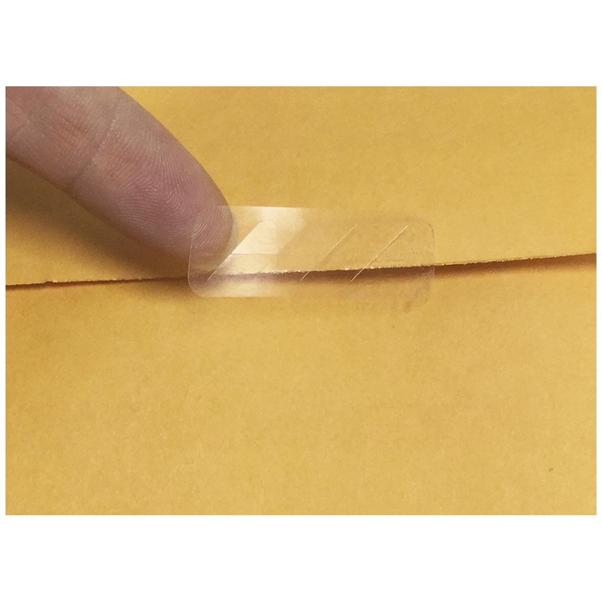 Clear Tamper Resistant Labels | 0.5" x 1.5" Clear Tamper Resistant Labels | 0.5" x 1.5"