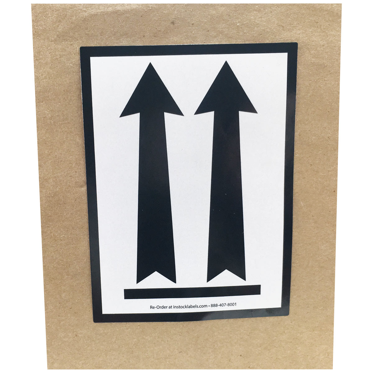 Small Black Up Arrow Labels 3 x 4 Inch Small Black Up Arrow Labels 3 x 4 Inch