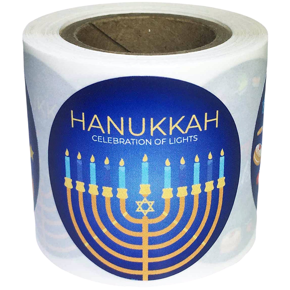 Happy Hanukkah Stickers Happy Hanukkah Stickers