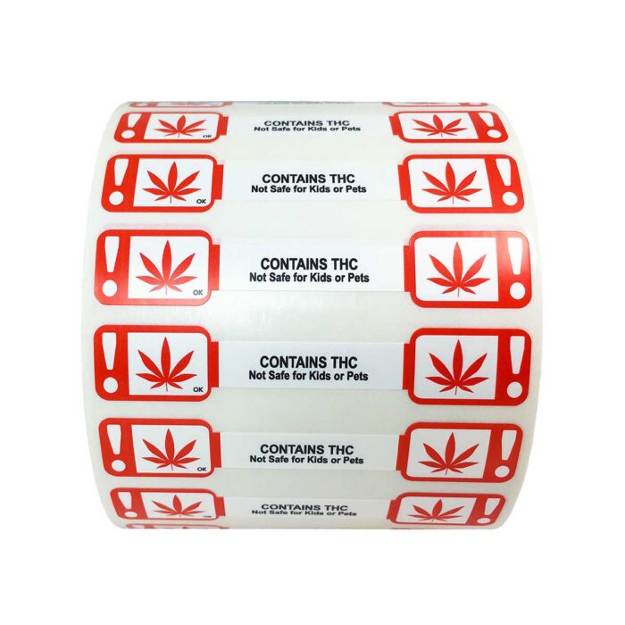 Oklahoma Contains THC Tamper Warning Seals for Marijuana Packaging - Image 2