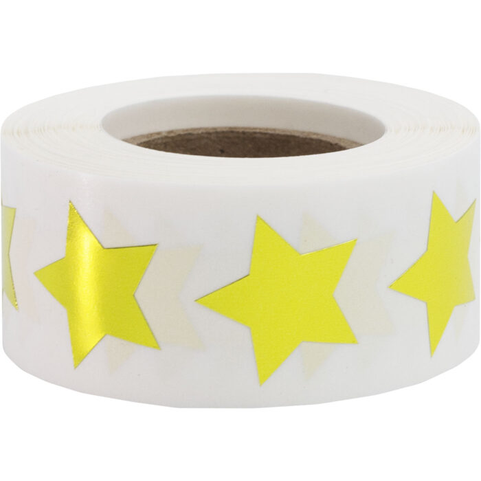 Gold Star Stickers 3/4" Inch - Image 2