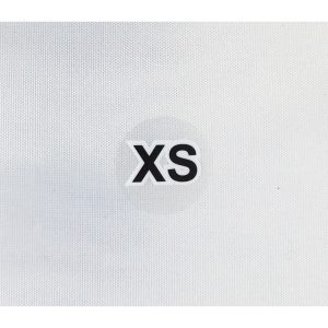 Clear Round XS Standard Size Stickers for Shirts Clear Round XS Standard Size Stickers for Shirts