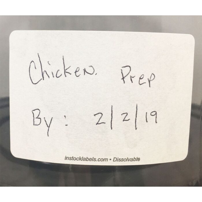 Dissolvable Blank Stickers for Food Rotation and Canning 2" x 3" - Image 3