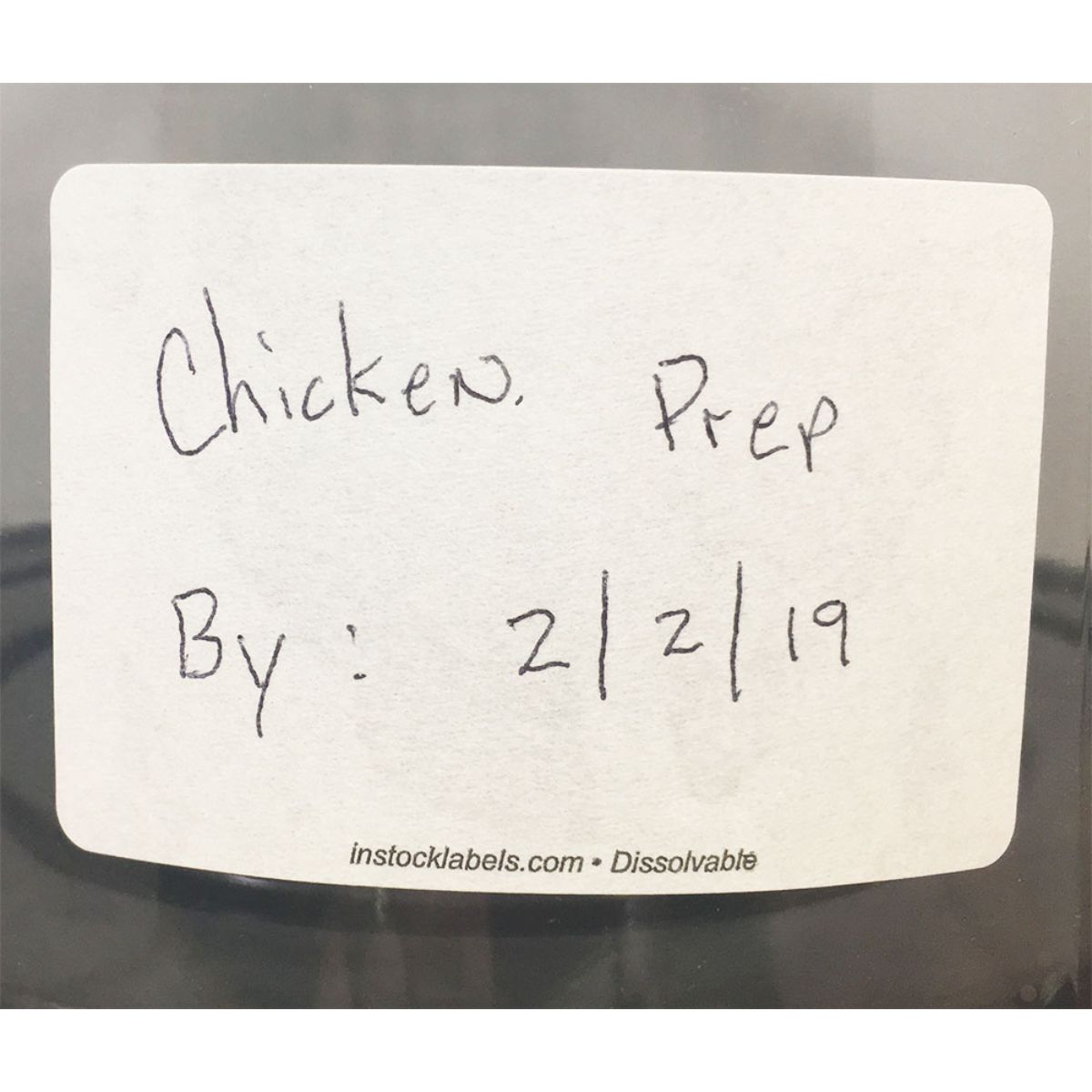 Dissolvable Blank Stickers for Food Rotation and Canning 2" x 3"