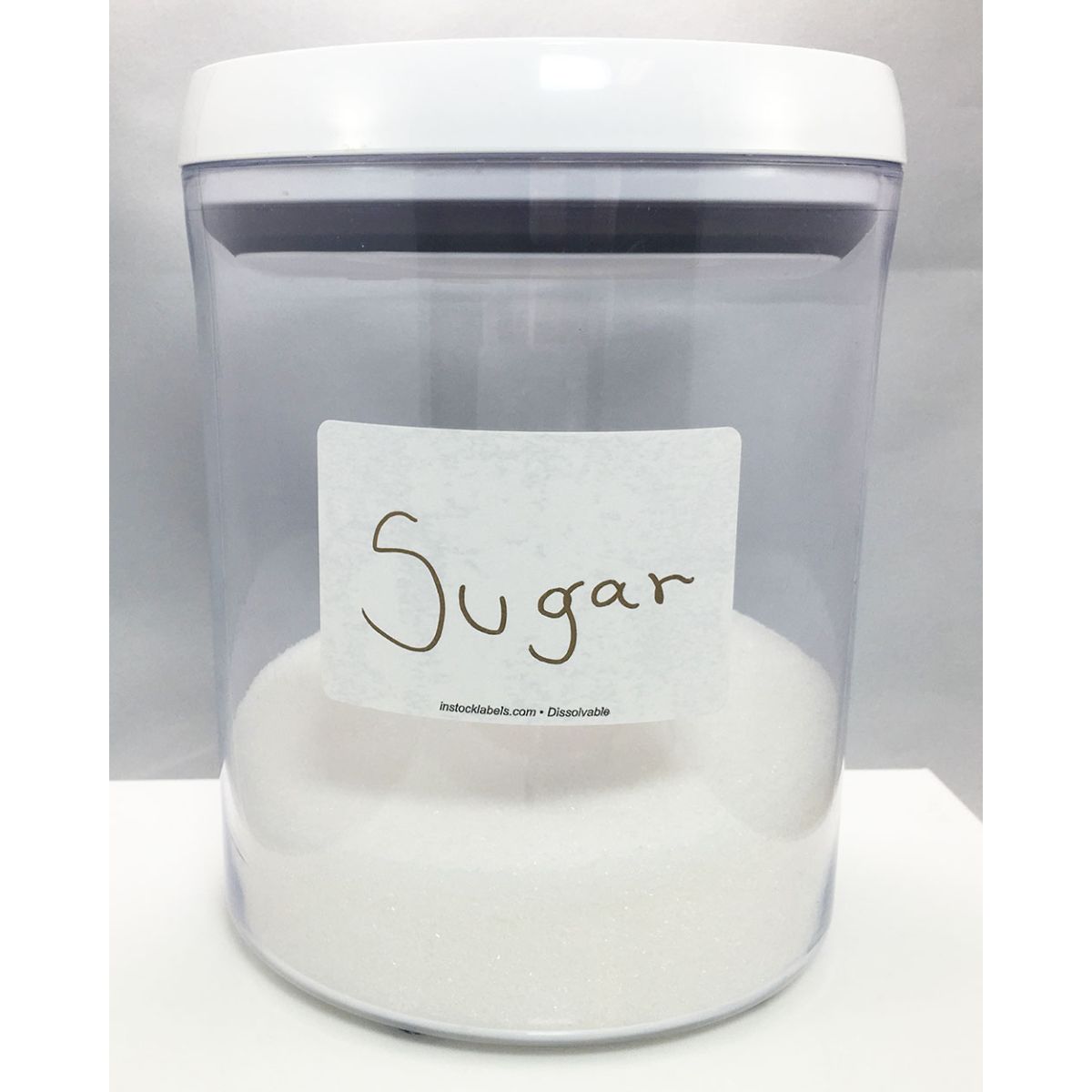 Dissolvable Blank Stickers for Food Rotation and Canning 2" x 3"