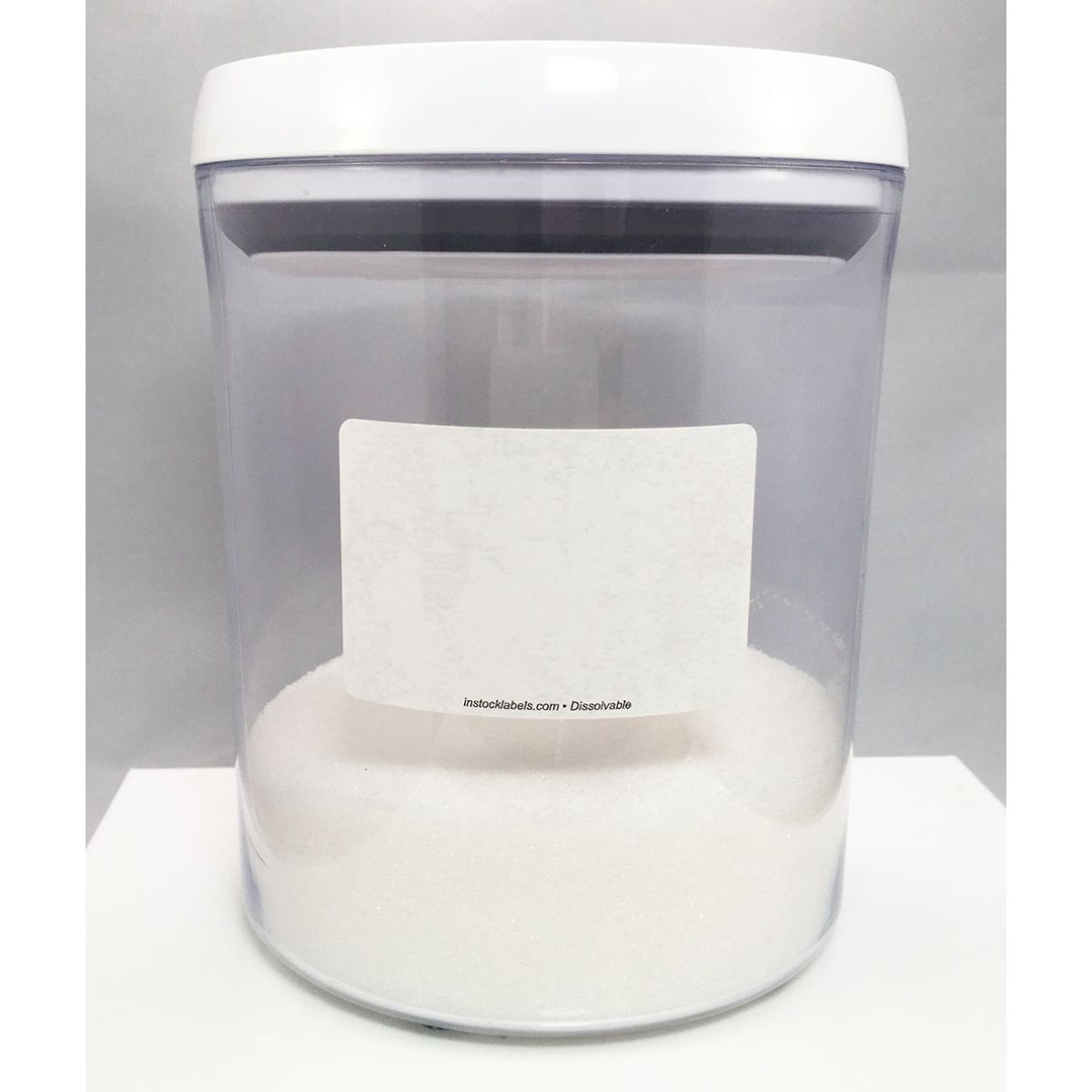 Dissolvable Blank Stickers for Food Rotation and Canning 2" x 3"