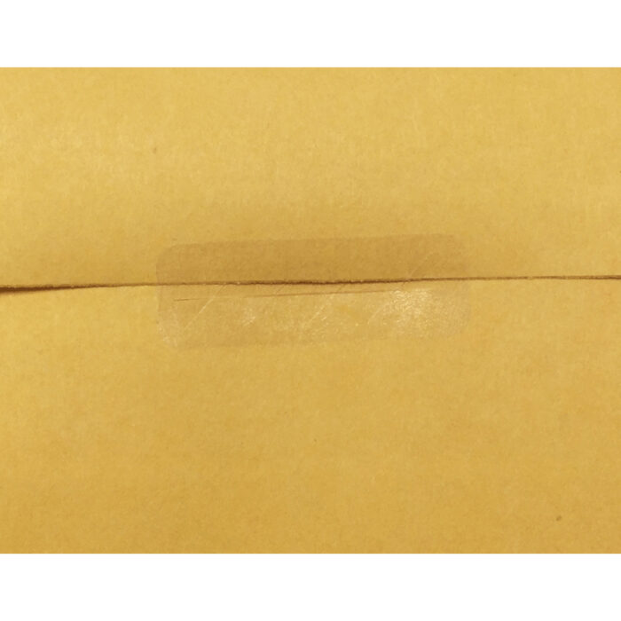 Clear Tamper Resistant Labels | 0.5" x 1.5" - Image 2