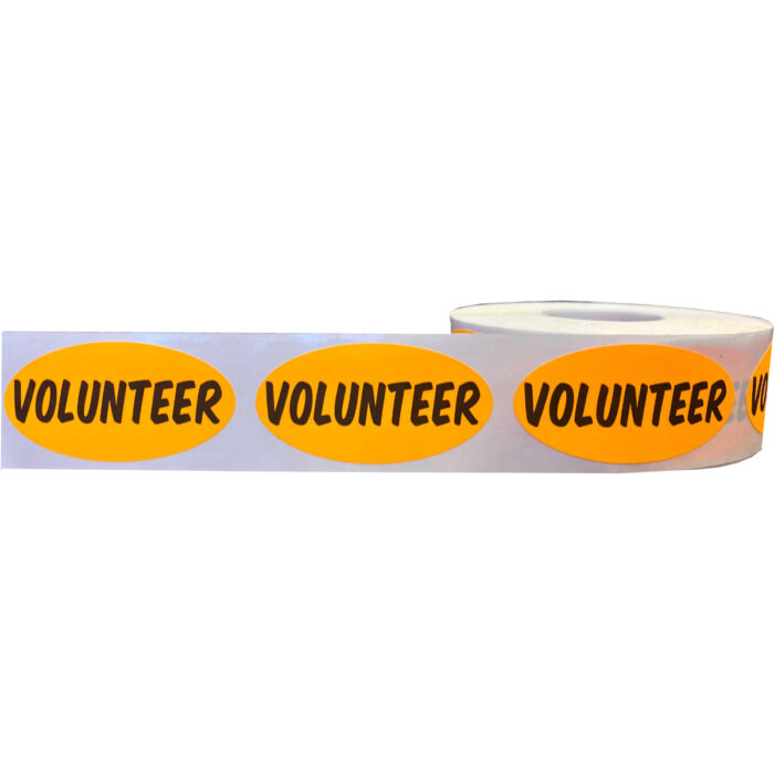Stickers that say Volunteer - Image 3