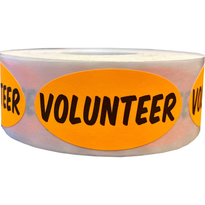 Stickers that say Volunteer - Image 4