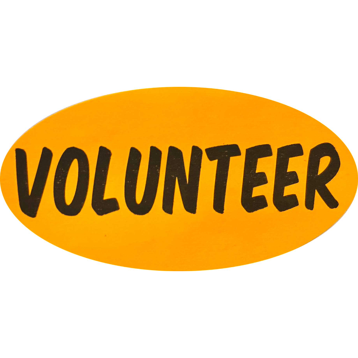 Stickers that say Volunteer Stickers that say Volunteer