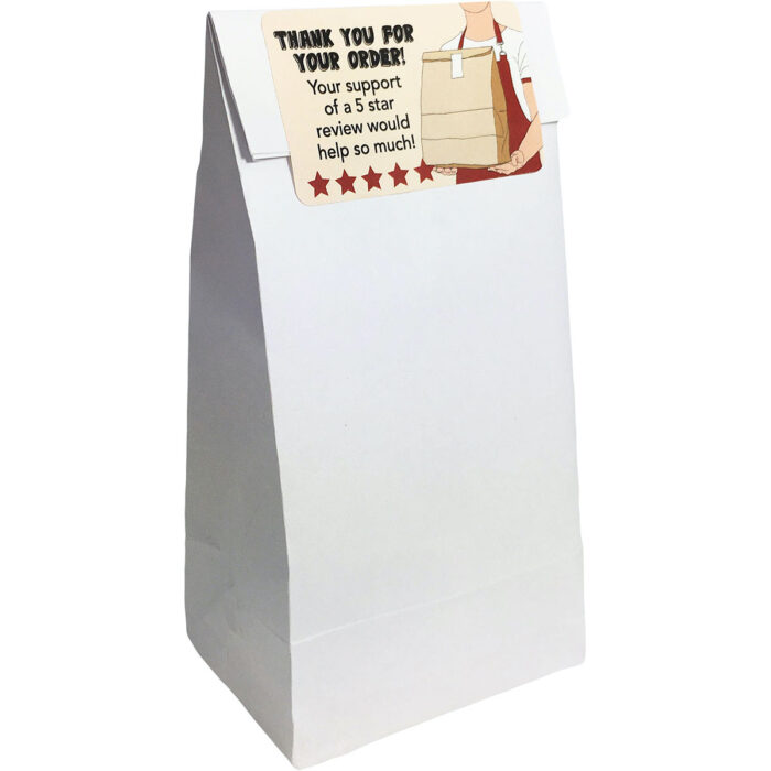 Five Star Review Labels for Food Delivery - Image 5