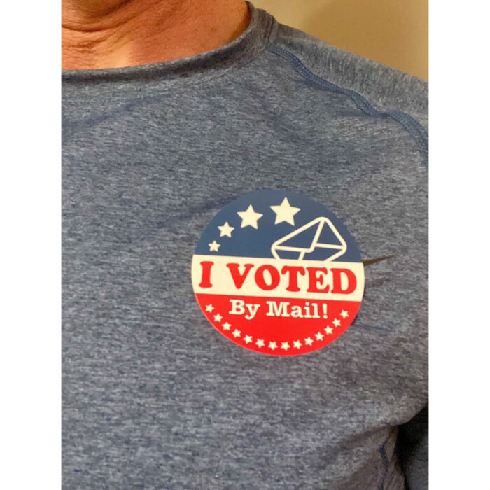 I Voted By Mail Stickers | 25 Semi-Gloss Stickers - Image 3