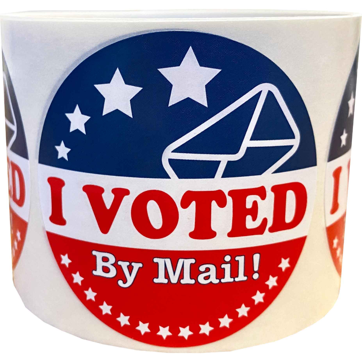 I Voted By Mail Stickers | 25 Semi-Gloss Stickers I Voted By Mail Stickers | 25 Semi-Gloss Stickers