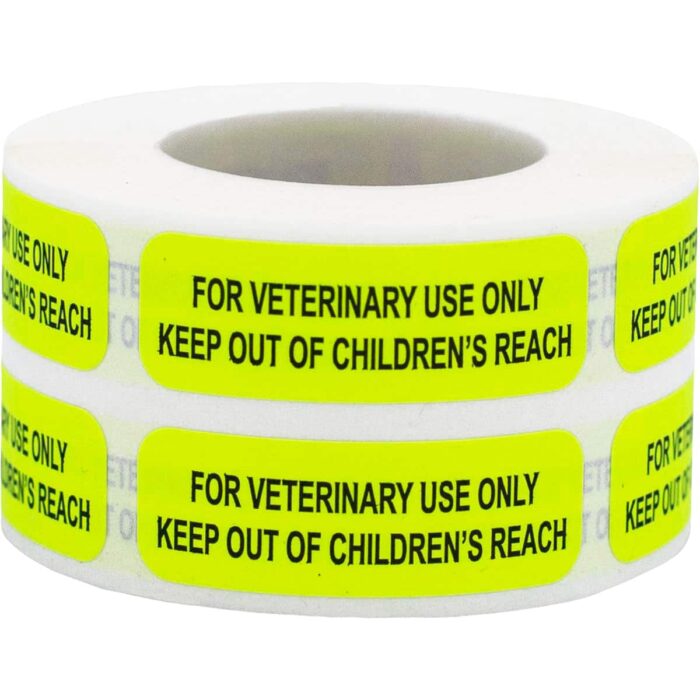 veterinary use only labels