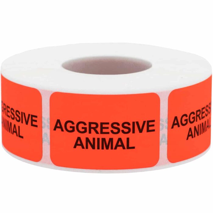 aggressive animal labels