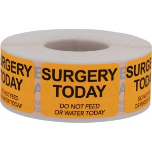 Keep Away From Cats Veterinarian Labels | 1" x 1.5"