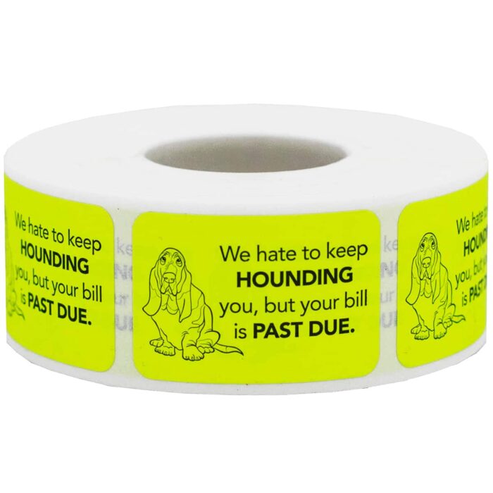 past due labels