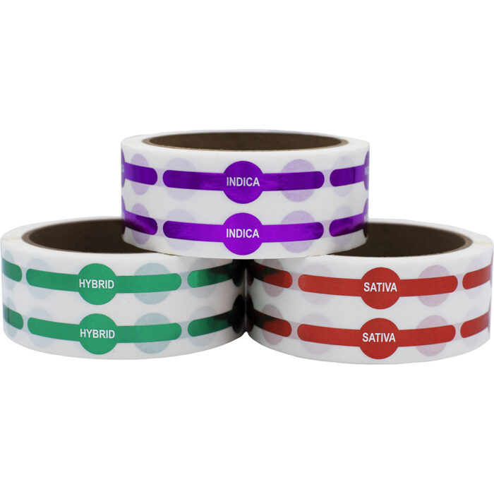 cannabis tube labels pack