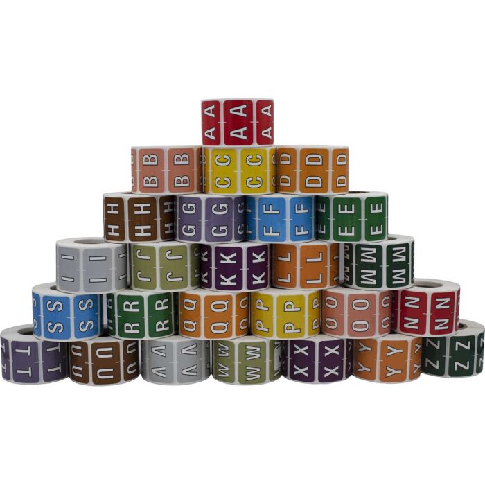 Full Alphabet Barkley Compatible Filing Bulk Labels (A-Z)