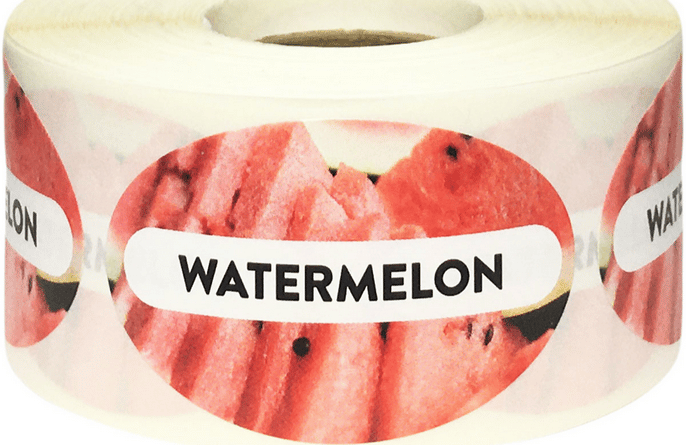fruit stickers