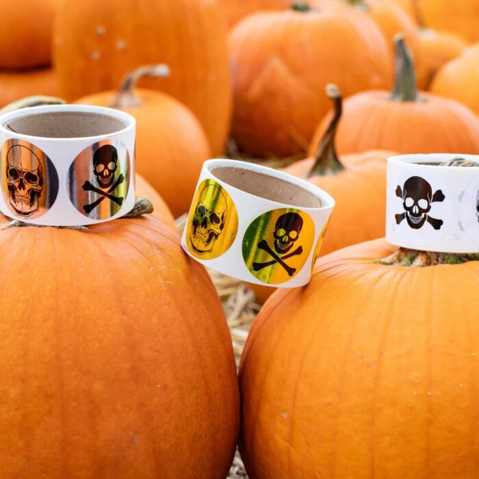 Skull Stickers 2" Round - Image 2